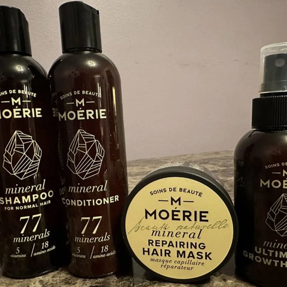 Moerie Hair Growth Set Shampoo, Conditioner, Spray, Mask (4pc) Reverse Hair Loss - Picture 5 of 10